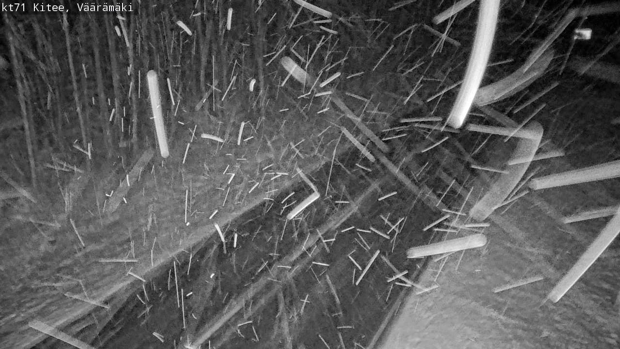 Weather Camera Image Väg 71 Väärämäki, Kitee, Pohjois-Karjala