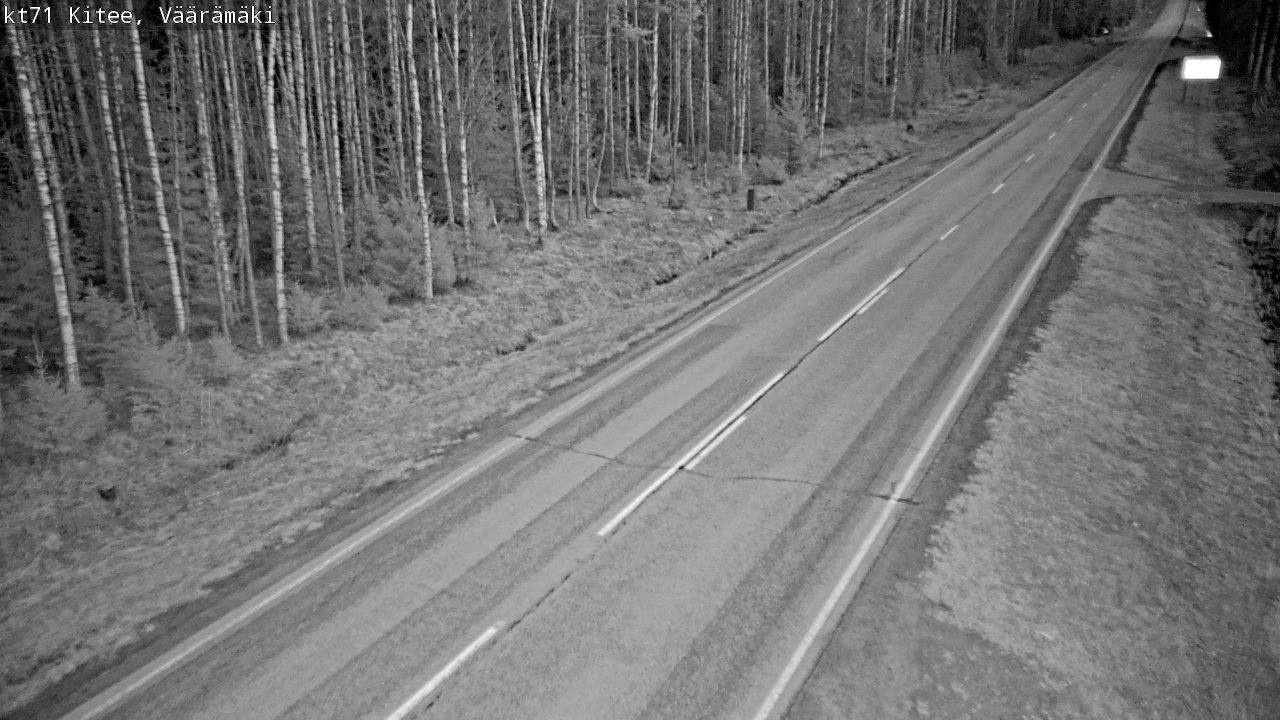 Kelikamerat Kuva Tie 71 Kitee, Väärämäki, Kitee, Pohjois-Karjala