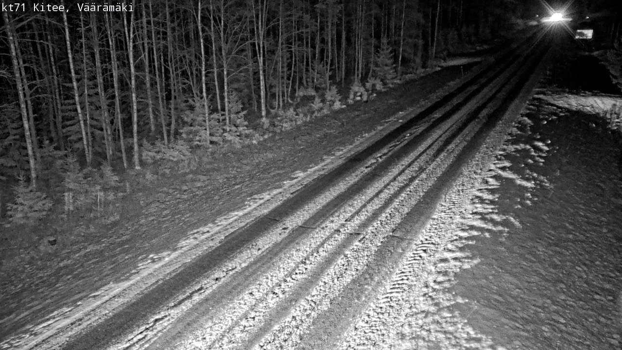 Weather Camera Image Väg 71 Väärämäki, Kitee, Pohjois-Karjala