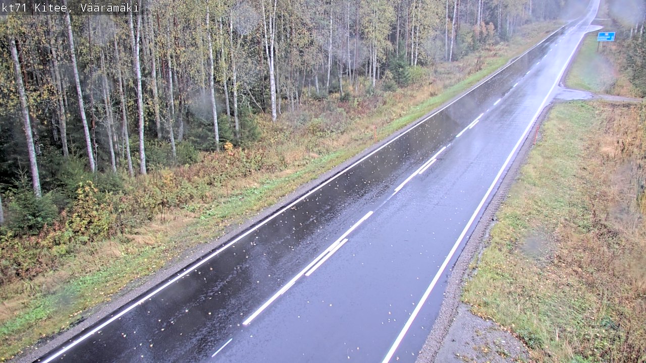 Kelikamerat Kuva Tie 71 Kitee, Väärämäki, Kitee, Pohjois-Karjala