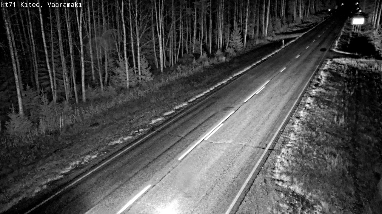 Kelikamerat Kuva Tie 71 Kitee, Väärämäki, Kitee, Pohjois-Karjala