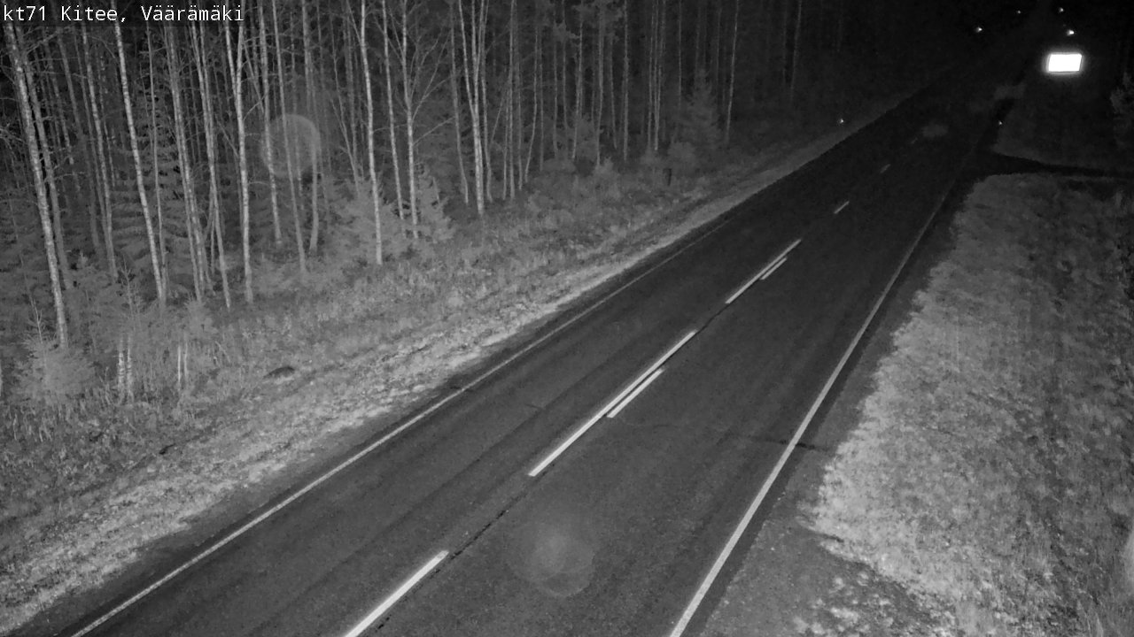 Kelikamerat Kuva Tie 71 Kitee, Väärämäki, Kitee, Pohjois-Karjala