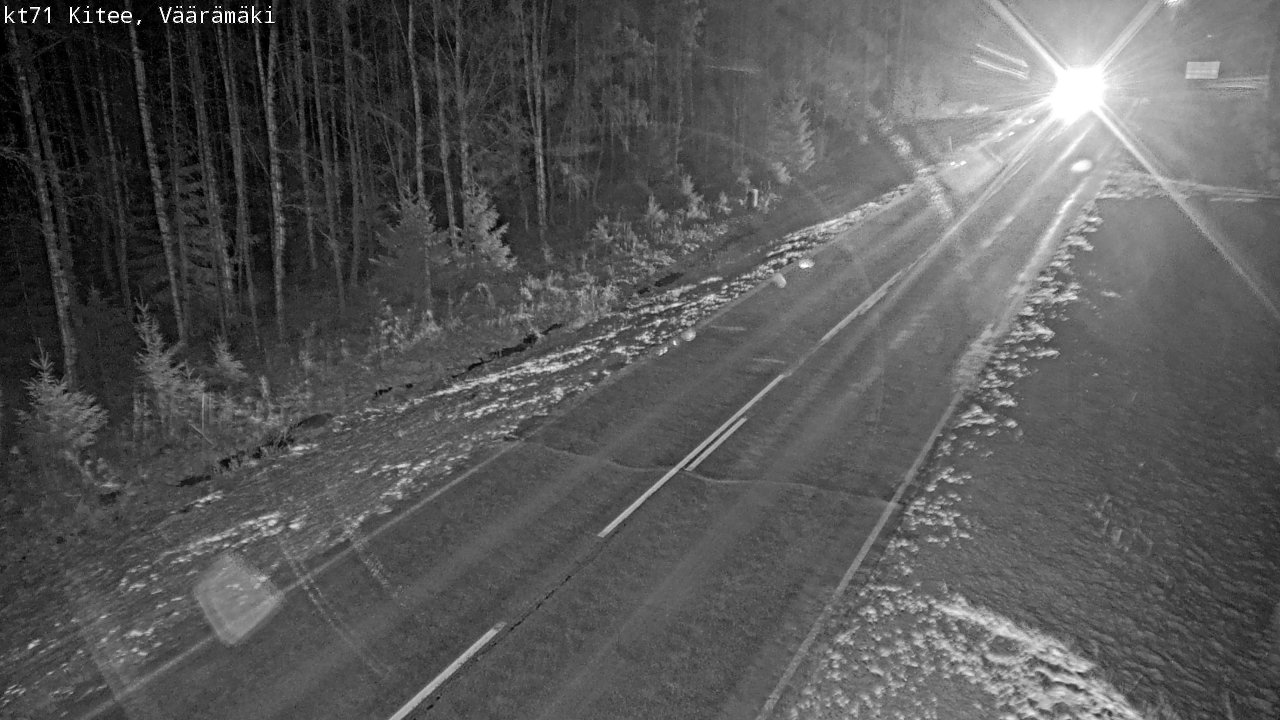 Kelikamerat Kuva Tie 71 Kitee, Väärämäki, Kitee, Pohjois-Karjala
