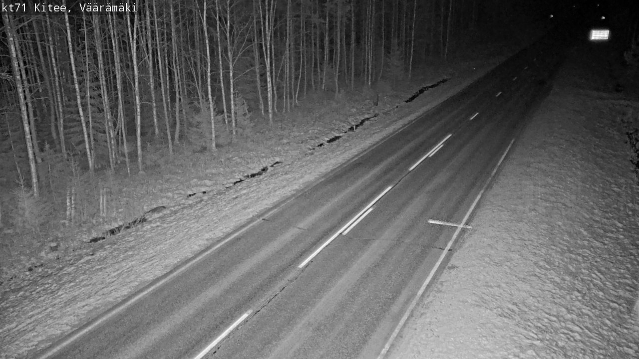 Kelikamerat Kuva Tie 71 Kitee, Väärämäki, Kitee, Pohjois-Karjala