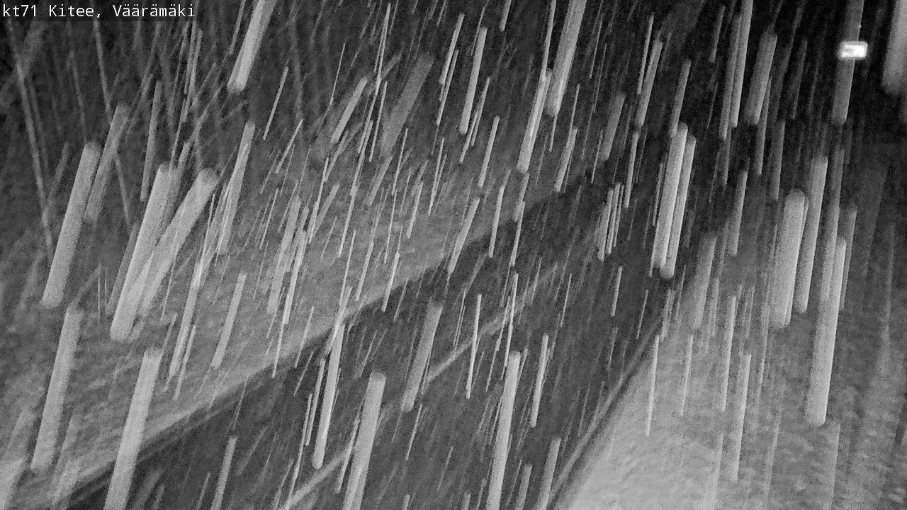 Weather Camera Image Väg 71 Väärämäki, Kitee, Pohjois-Karjala
