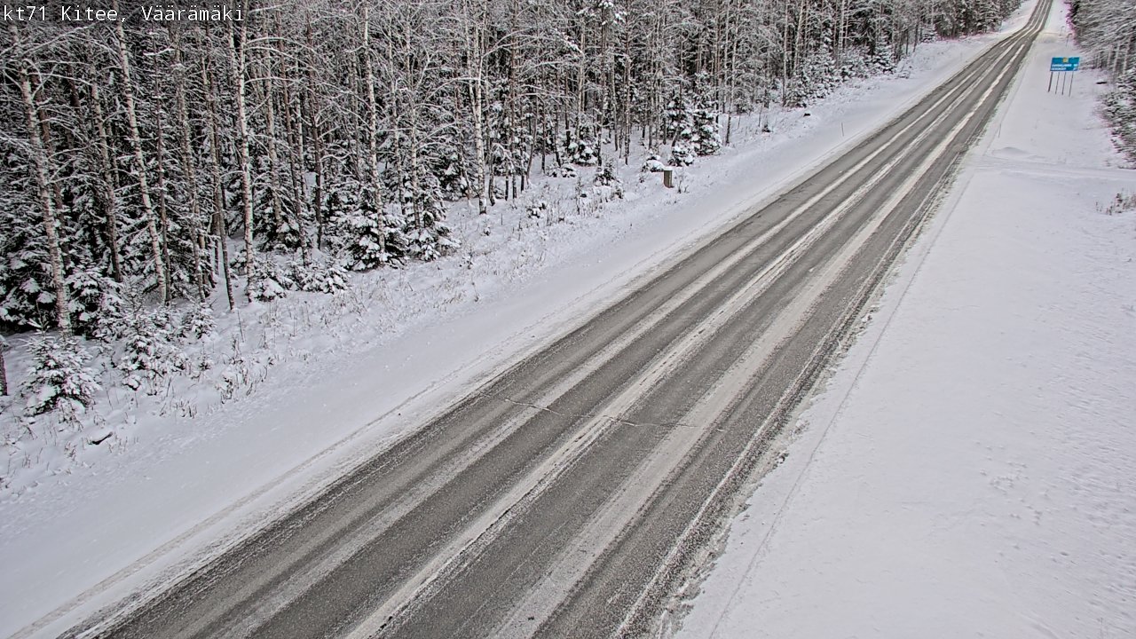 Kelikamerat Kuva Tie 71 Kitee, Väärämäki, Kitee, Pohjois-Karjala
