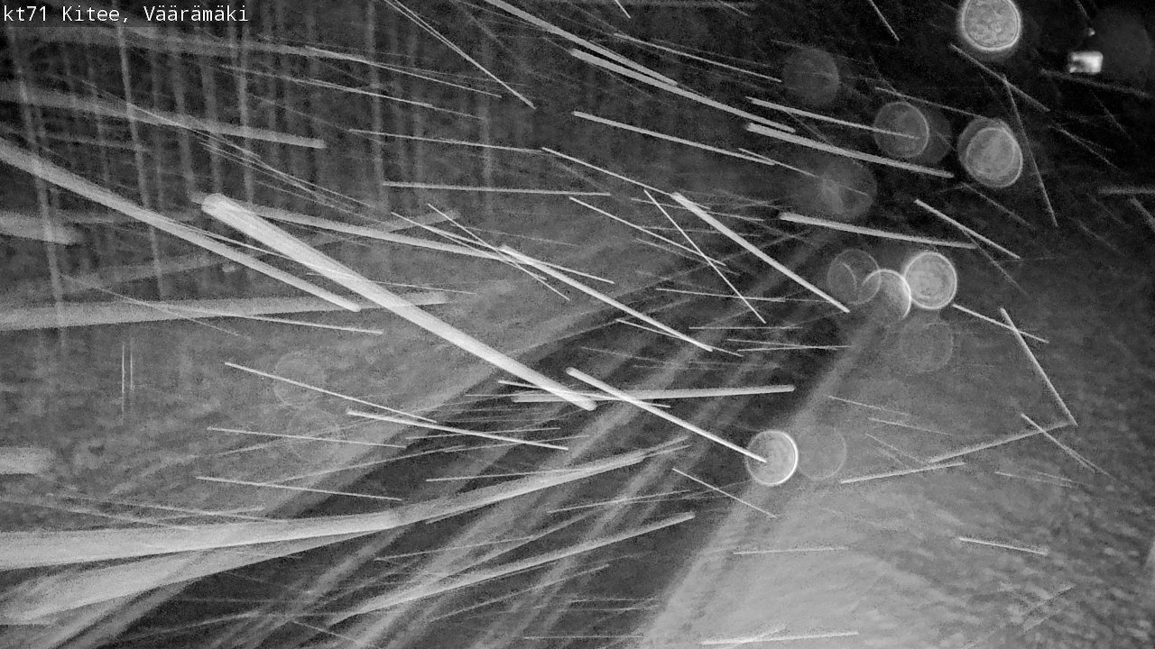 Weather Camera Image Väg 71 Väärämäki, Kitee, Pohjois-Karjala