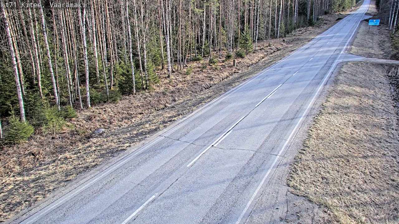 Kelikamerat Kuva Tie 71 Kitee, Väärämäki, Kitee, Pohjois-Karjala