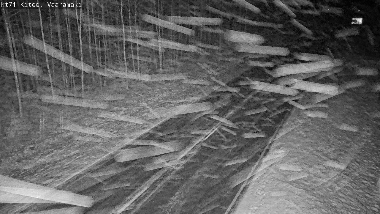 Weather Camera Image Väg 71 Väärämäki, Kitee, Pohjois-Karjala