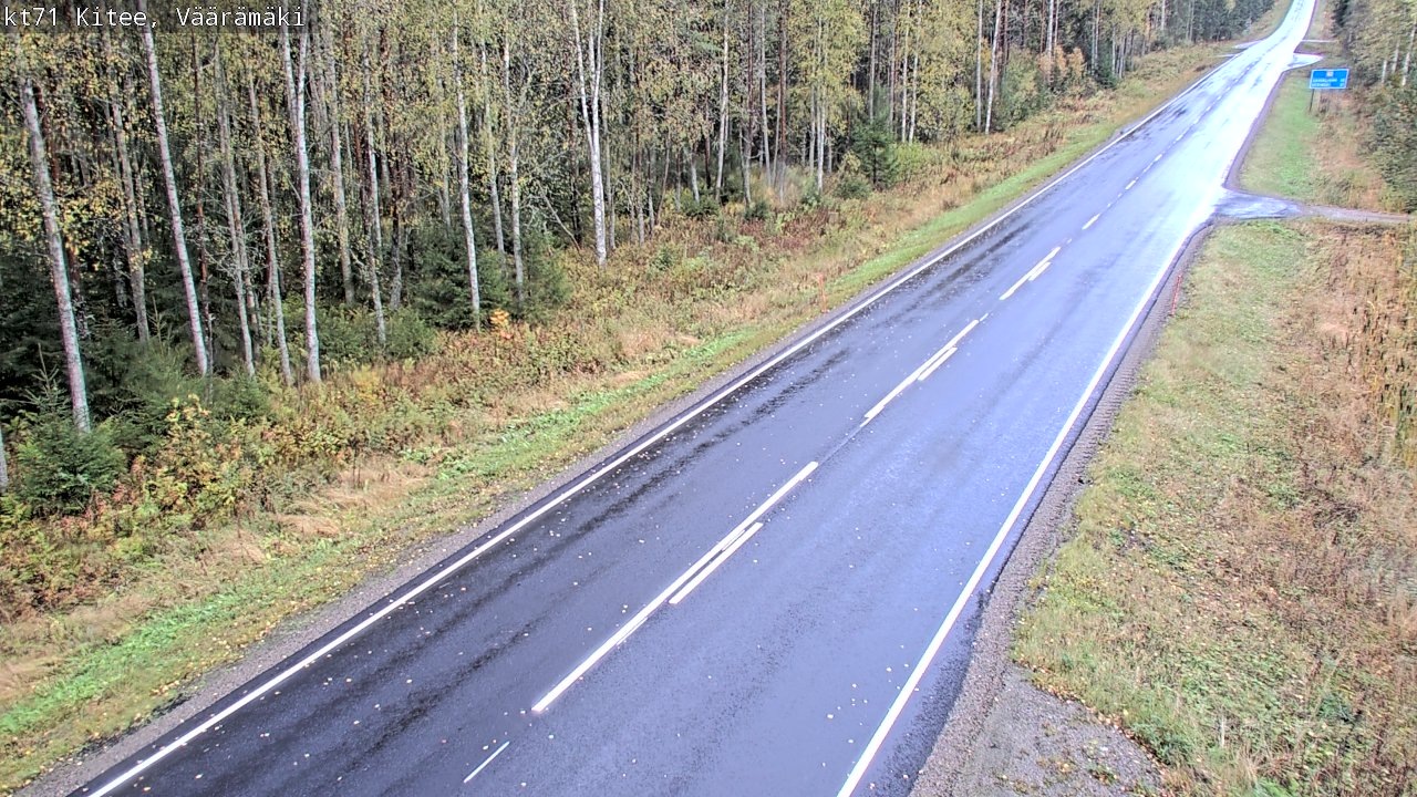 Weather Camera Image Road 71 Väärämäki, Kitee, Pohjois-Karjala