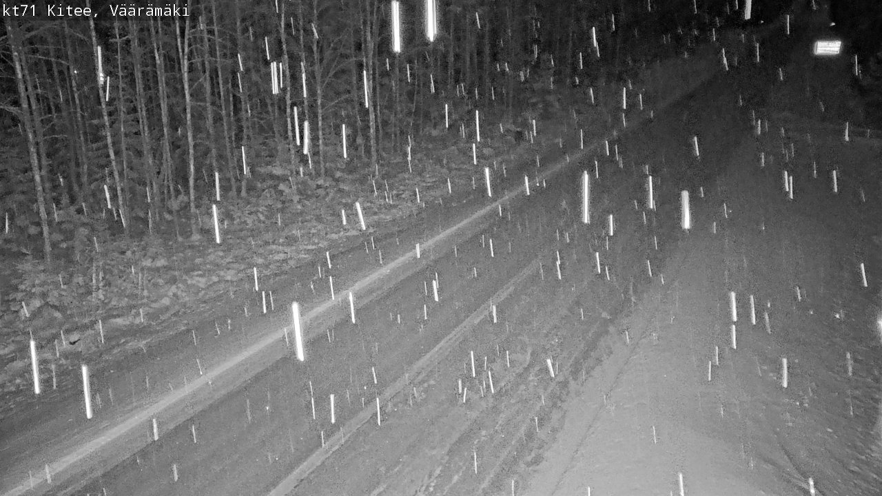 Kelikamerat Kuva Tie 71 Kitee, Väärämäki, Kitee, Pohjois-Karjala