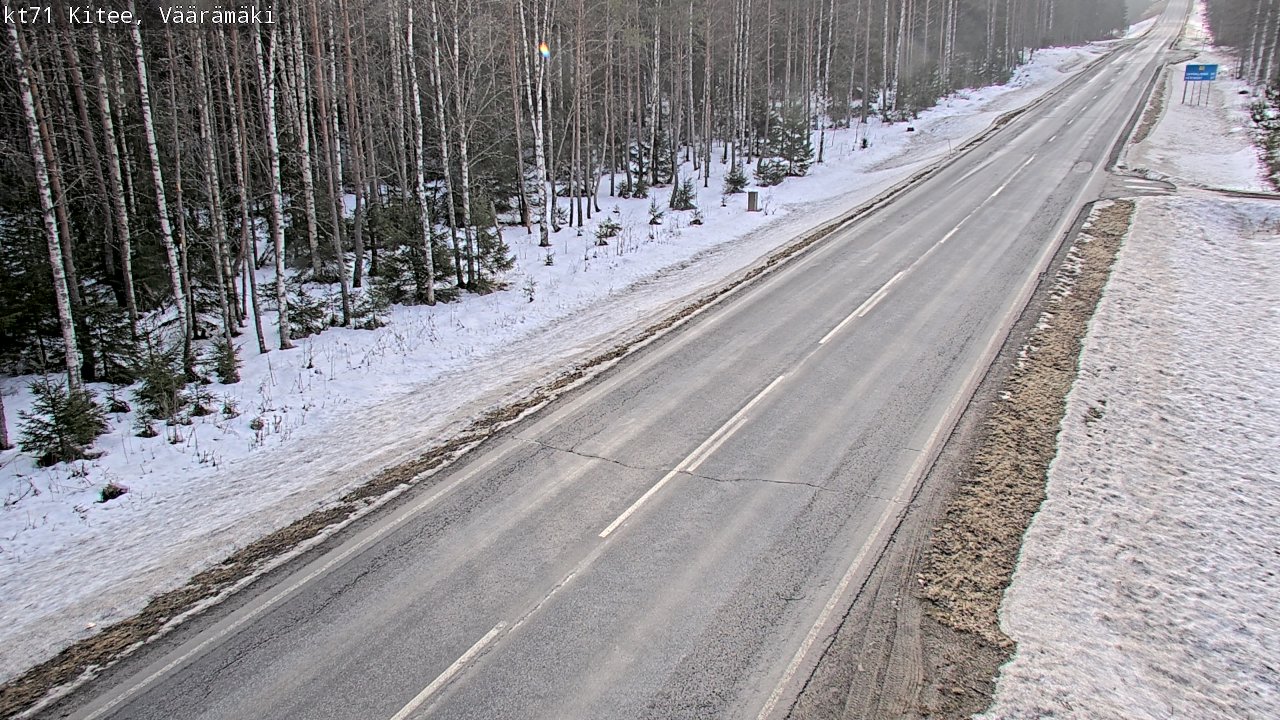 Weather Camera Image Road 71 Väärämäki, Kitee, Pohjois-Karjala