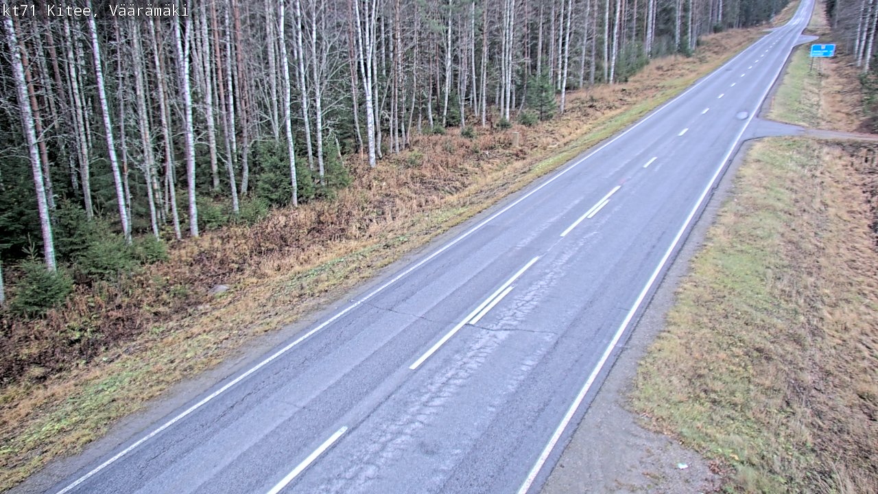 Kelikamerat Kuva Tie 71 Kitee, Väärämäki, Kitee, Pohjois-Karjala