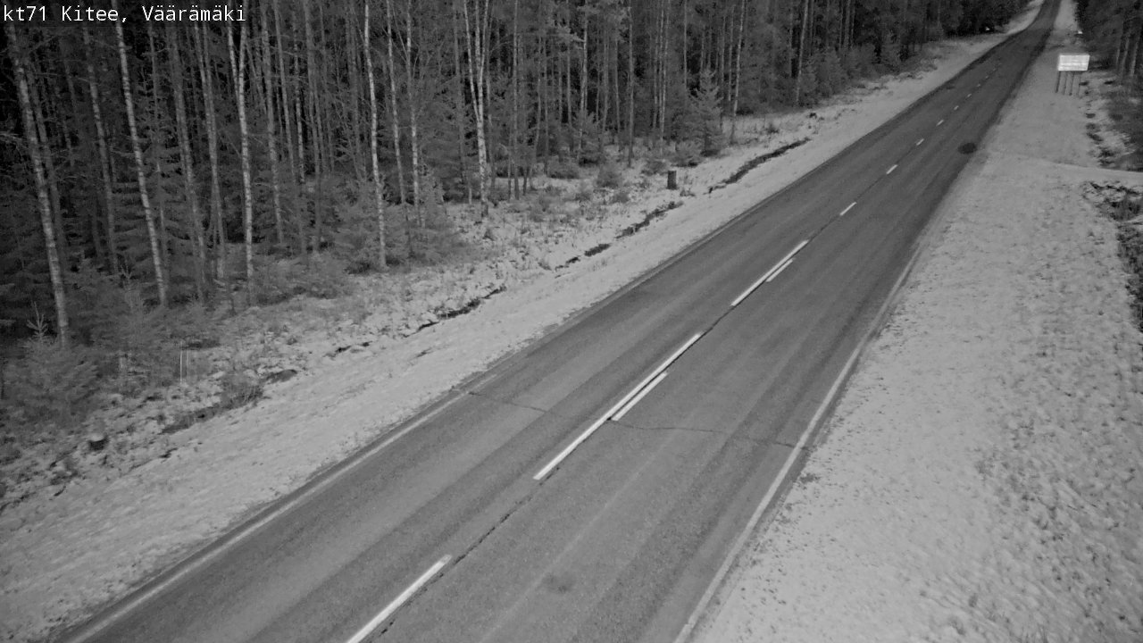 Kelikamerat Kuva Tie 71 Kitee, Väärämäki, Kitee, Pohjois-Karjala