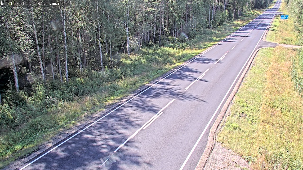 Kelikamerat Kuva Tie 71 Kitee, Väärämäki, Kitee, Pohjois-Karjala
