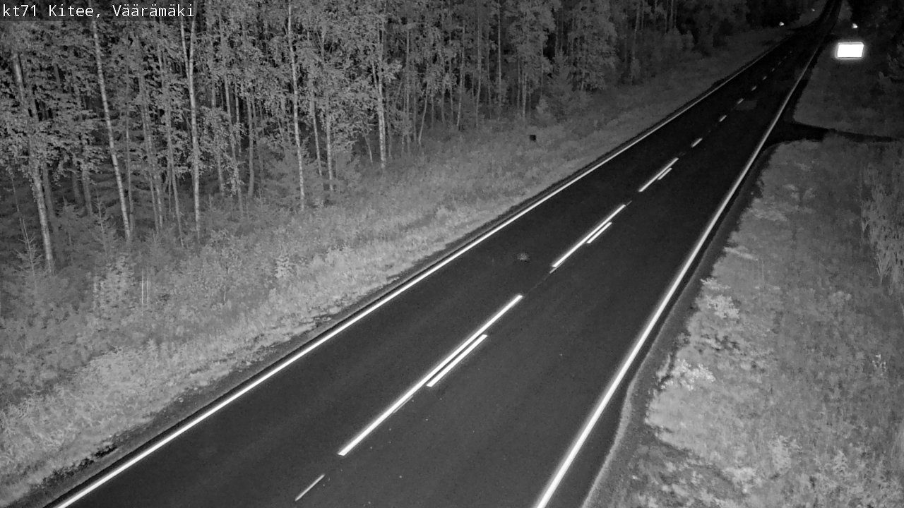 Kelikamerat Kuva Tie 71 Kitee, Väärämäki, Kitee, Pohjois-Karjala