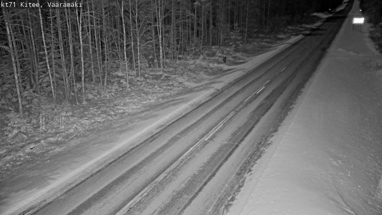 Kelikamerat Kuva Tie 71 Kitee, Väärämäki, Kitee, Pohjois-Karjala