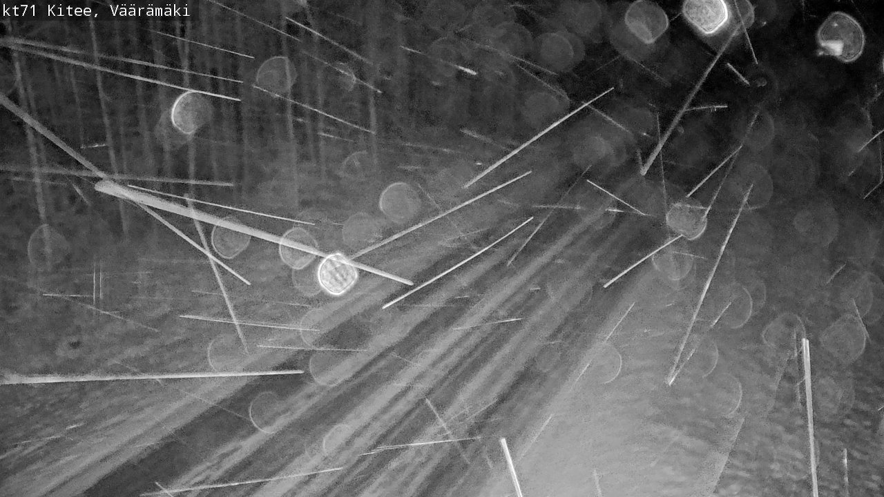 Weather Camera Image Väg 71 Väärämäki, Kitee, Pohjois-Karjala