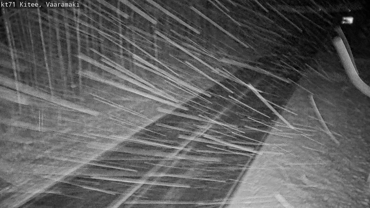 Weather Camera Image Väg 71 Väärämäki, Kitee, Pohjois-Karjala