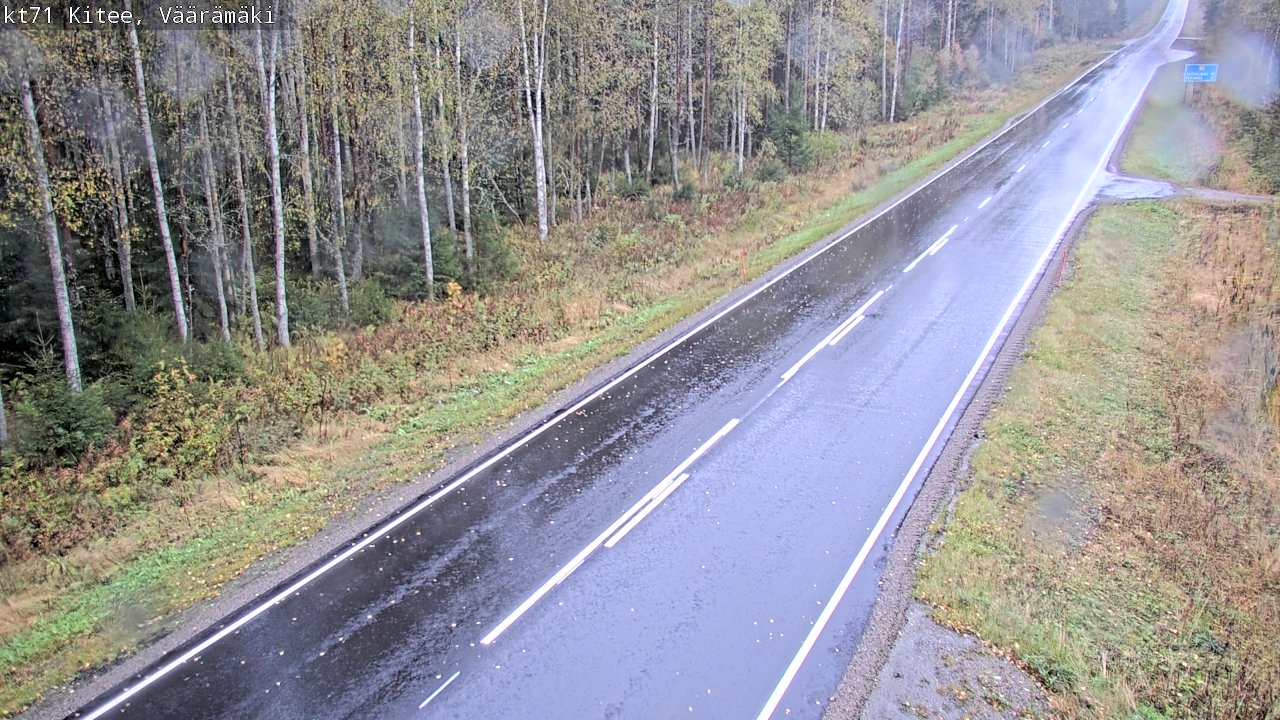 Kelikamerat Kuva Tie 71 Kitee, Väärämäki, Kitee, Pohjois-Karjala