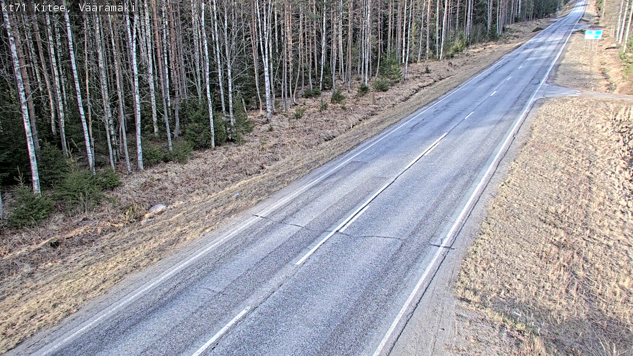 Kelikamerat Kuva Tie 71 Kitee, Väärämäki, Kitee, Pohjois-Karjala