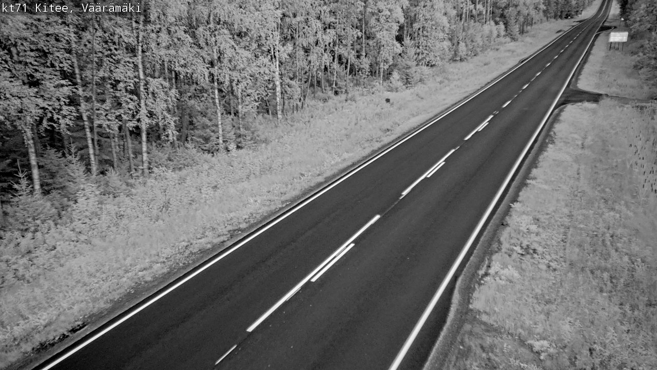 Kelikamerat Kuva Tie 71 Kitee, Väärämäki, Kitee, Pohjois-Karjala