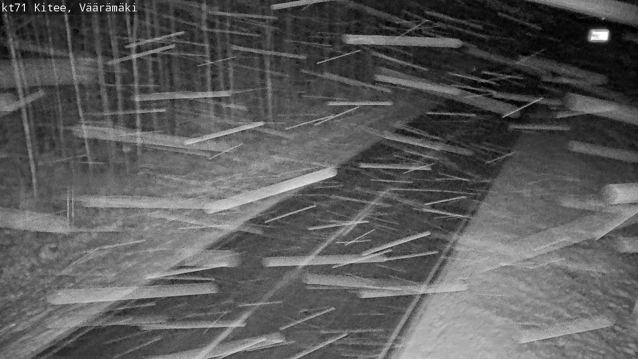 Weather Camera Image Väg 71 Väärämäki, Kitee, Pohjois-Karjala