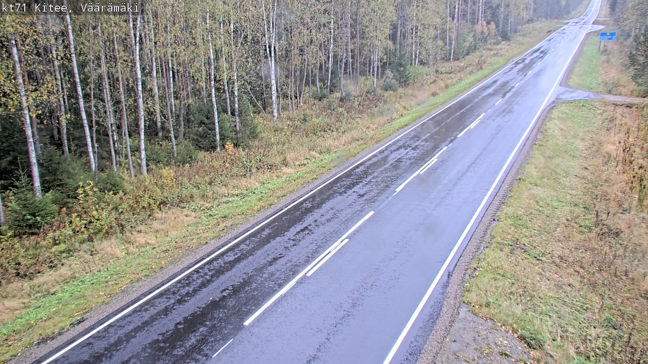 Kelikamerat Kuva Tie 71 Kitee, Väärämäki, Kitee, Pohjois-Karjala