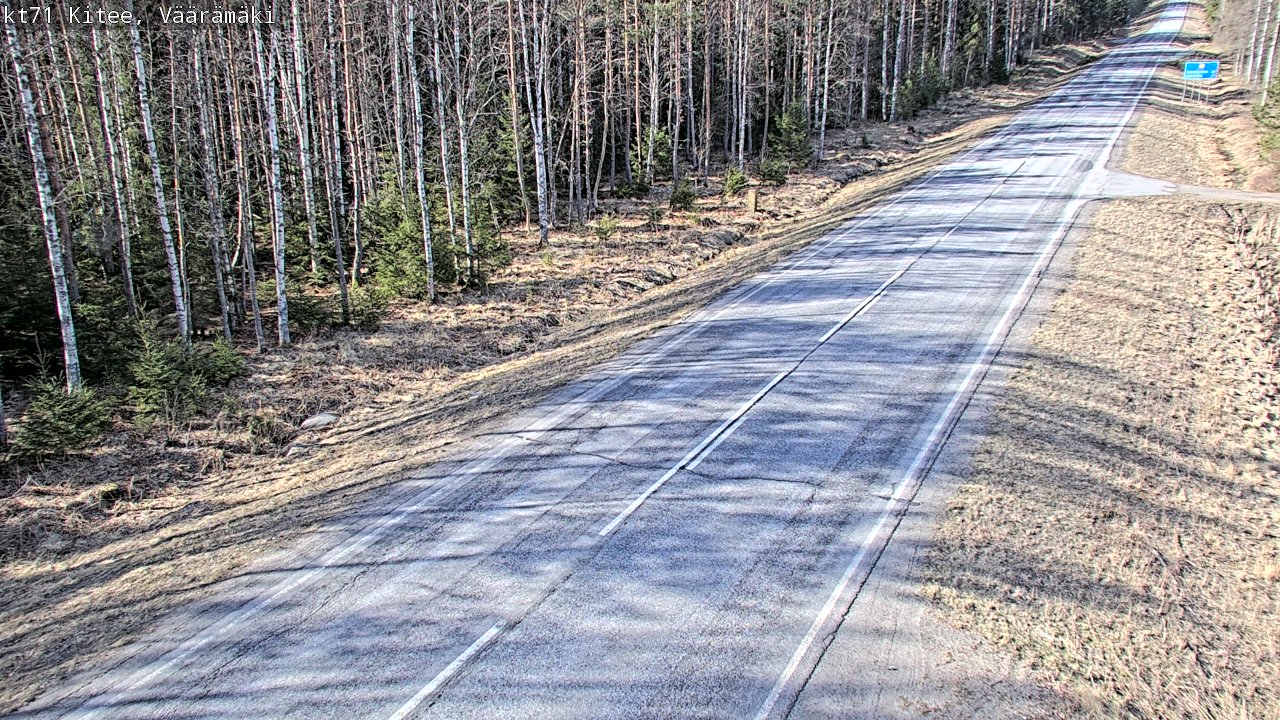 Kelikamerat Kuva Tie 71 Kitee, Väärämäki, Kitee, Pohjois-Karjala