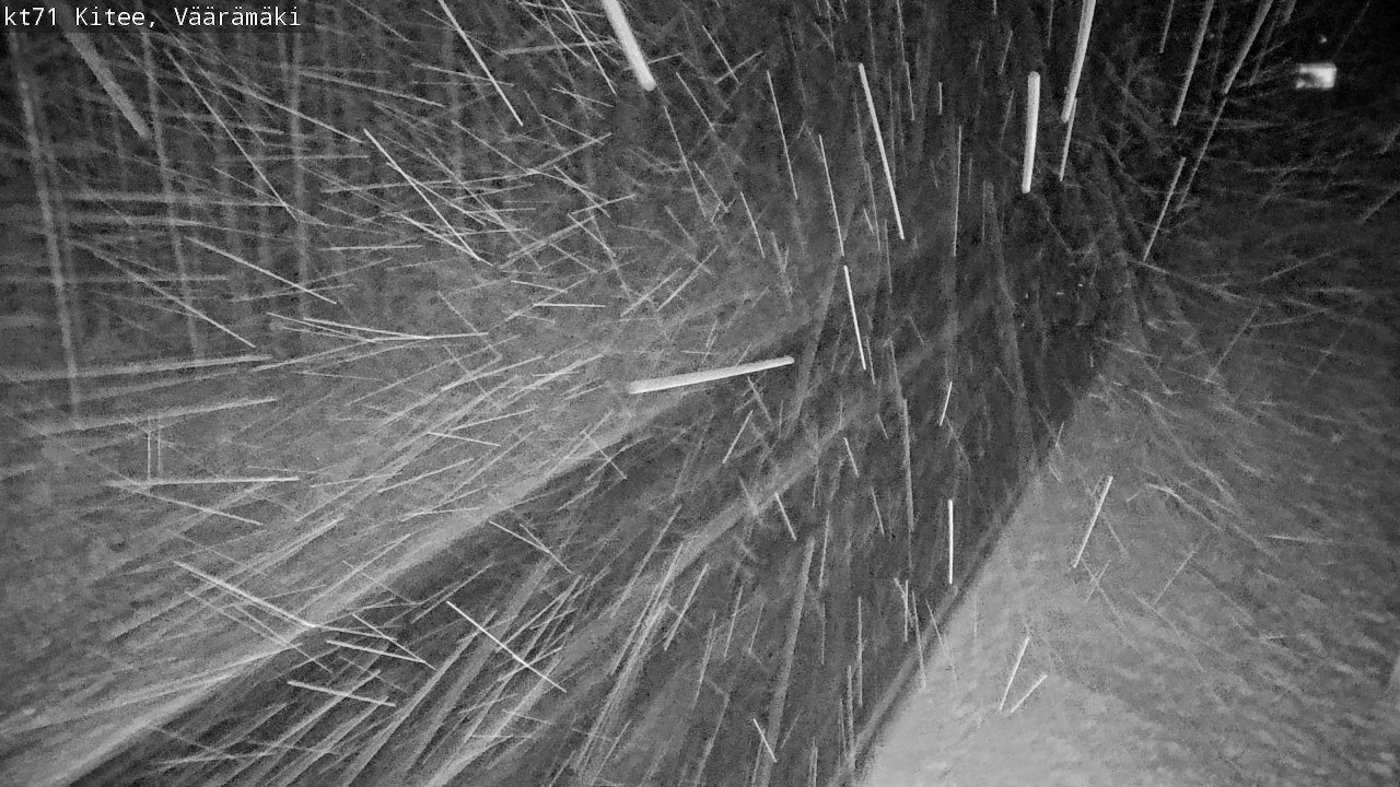 Weather Camera Image Väg 71 Väärämäki, Kitee, Pohjois-Karjala