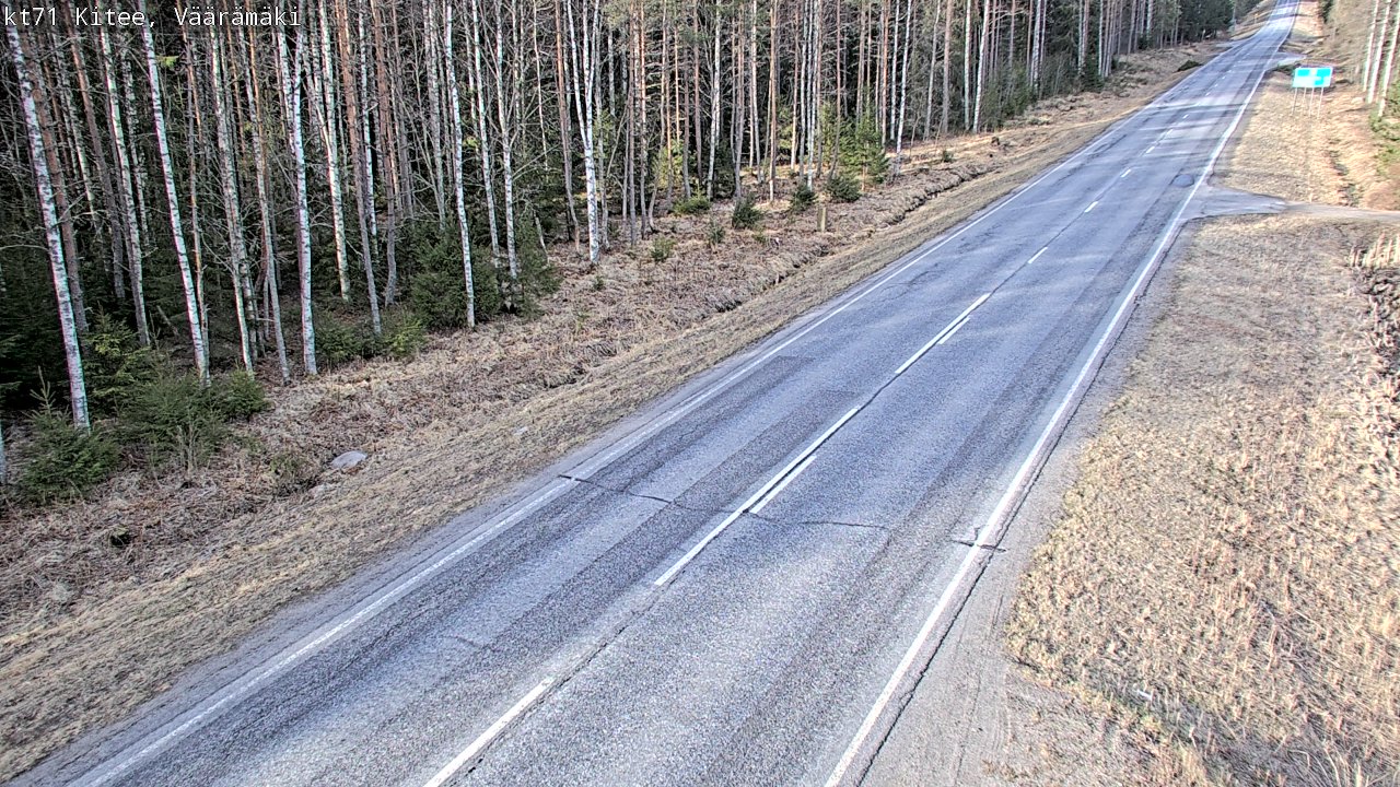 Kelikamerat Kuva Tie 71 Kitee, Väärämäki, Kitee, Pohjois-Karjala