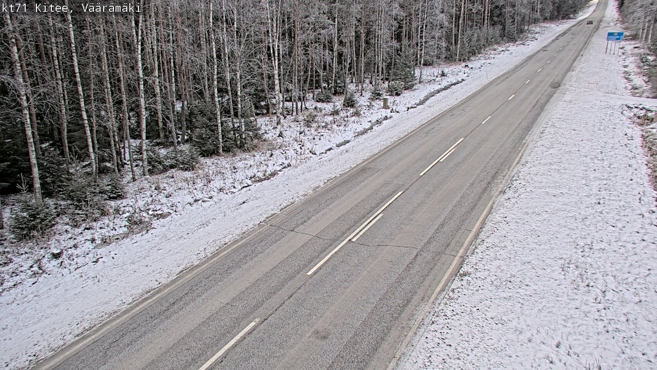 Kelikamerat Kuva Tie 71 Kitee, Väärämäki, Kitee, Pohjois-Karjala