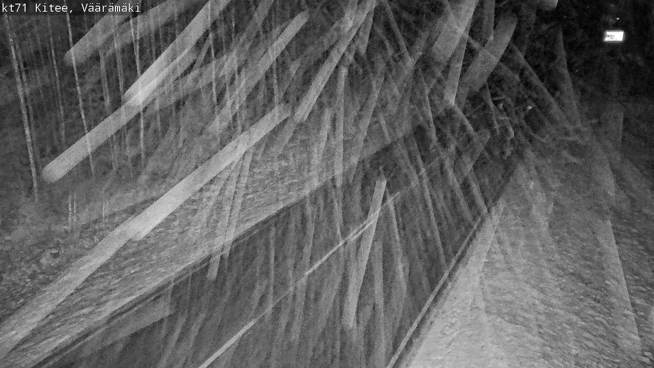 Weather Camera Image Väg 71 Väärämäki, Kitee, Pohjois-Karjala