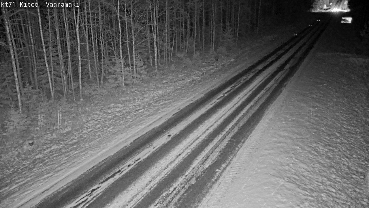 Weather Camera Image Väg 71 Väärämäki, Kitee, Pohjois-Karjala