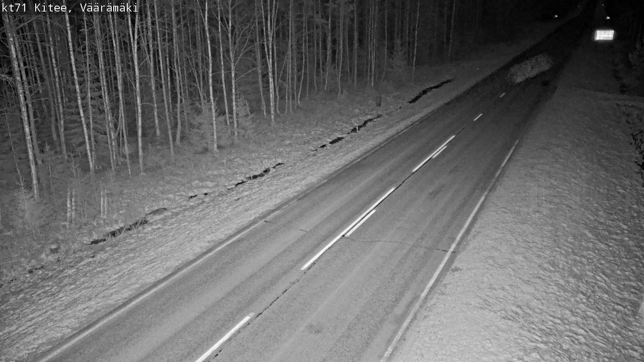 Kelikamerat Kuva Tie 71 Kitee, Väärämäki, Kitee, Pohjois-Karjala