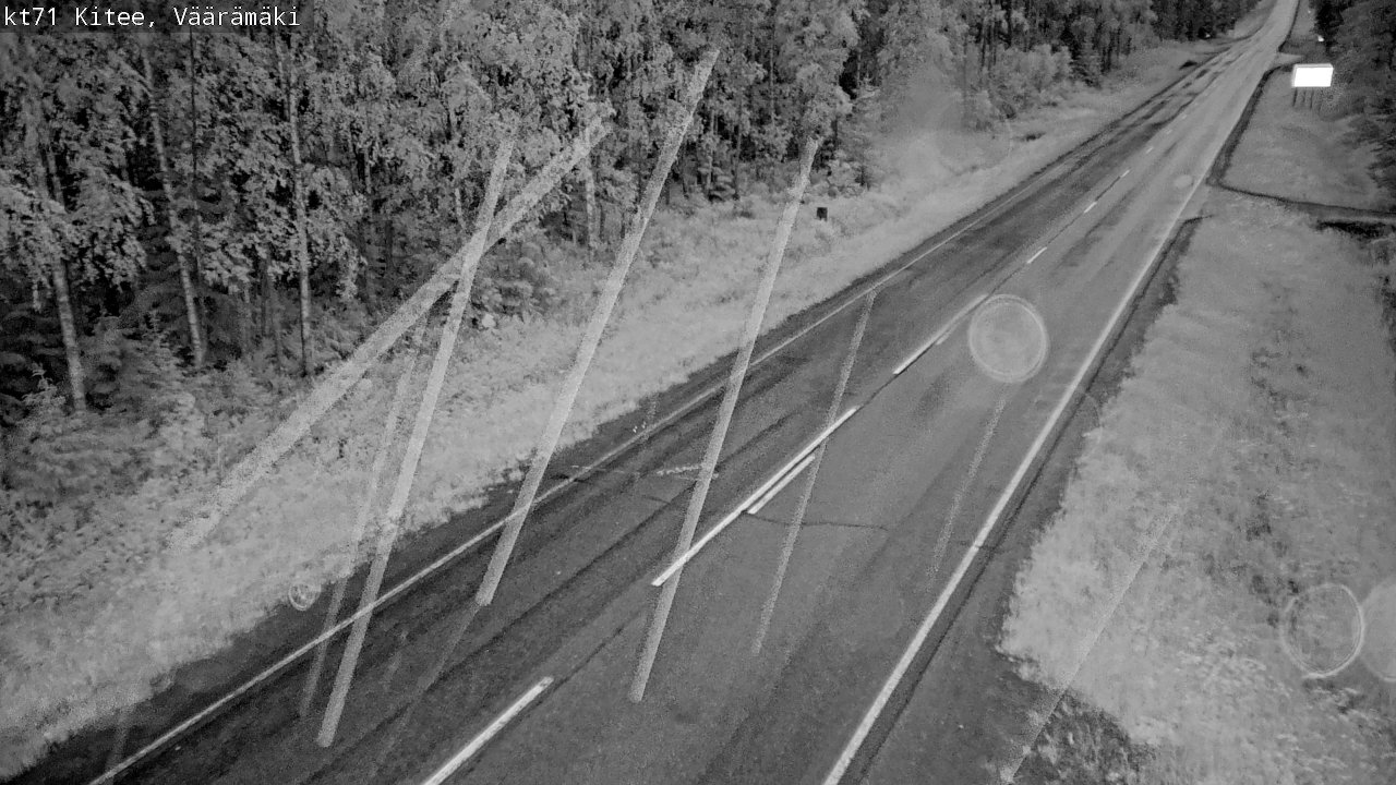 Kelikamerat Kuva Tie 71 Kitee, Väärämäki, Kitee, Pohjois-Karjala