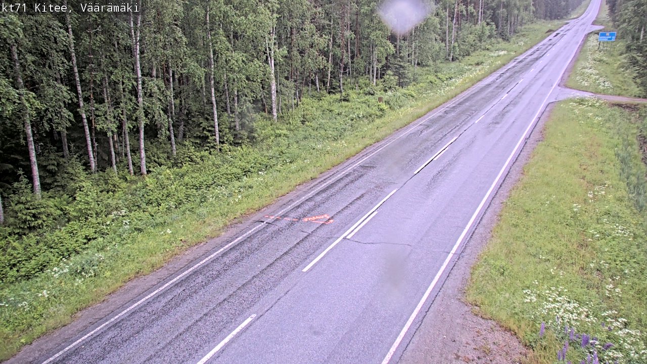 Kelikamerat Kuva Tie 71 Kitee, Väärämäki, Kitee, Pohjois-Karjala
