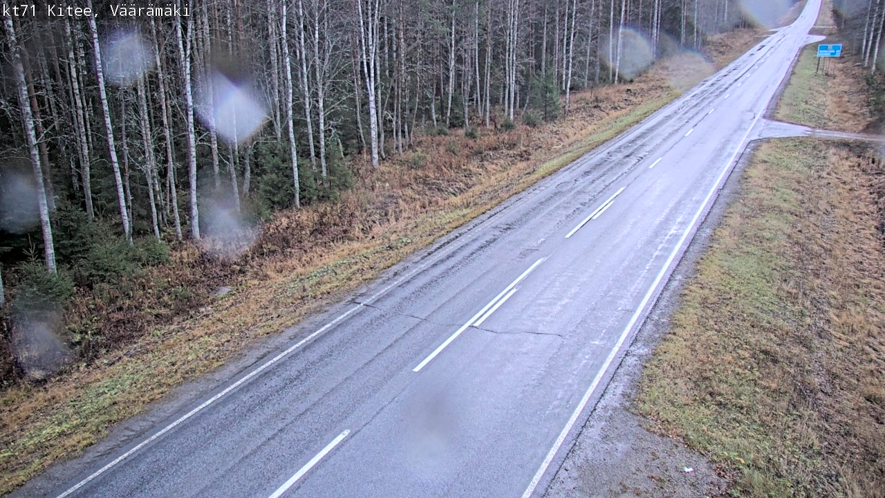 Kelikamerat Kuva Tie 71 Kitee, Väärämäki, Kitee, Pohjois-Karjala