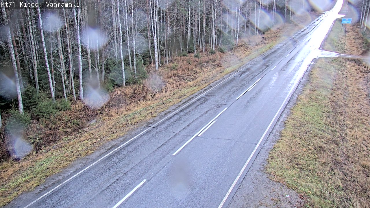 Kelikamerat Kuva Tie 71 Kitee, Väärämäki, Kitee, Pohjois-Karjala