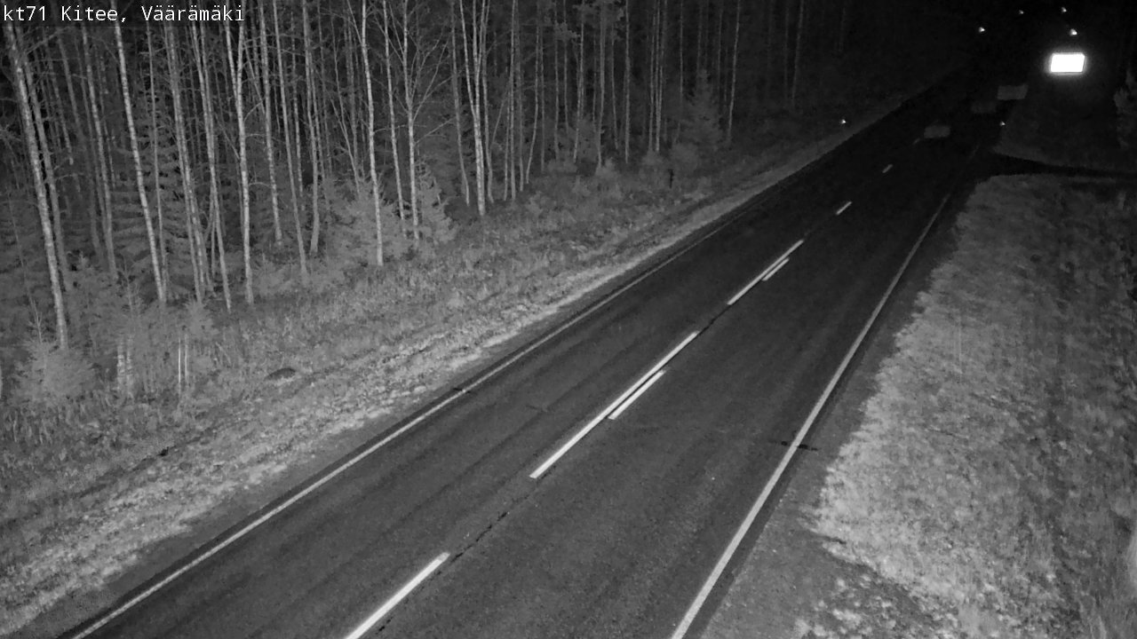 Weather Camera Image Väg 71 Väärämäki, Kitee, Pohjois-Karjala