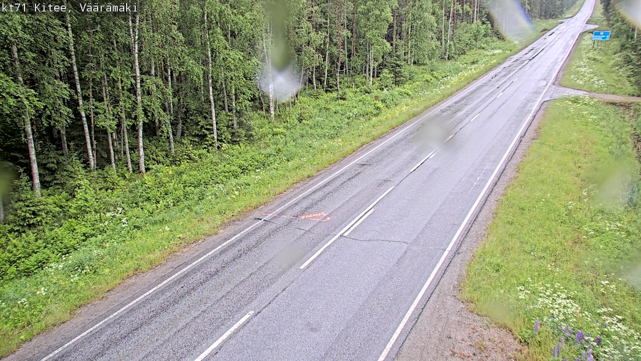 Kelikamerat Kuva Tie 71 Kitee, Väärämäki, Kitee, Pohjois-Karjala