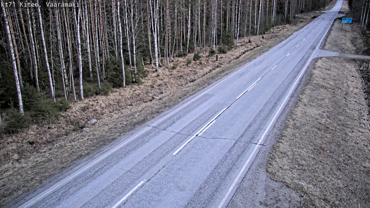 Kelikamerat Kuva Tie 71 Kitee, Väärämäki, Kitee, Pohjois-Karjala