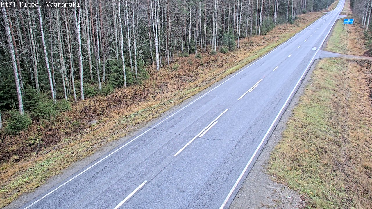 Kelikamerat Kuva Tie 71 Kitee, Väärämäki, Kitee, Pohjois-Karjala