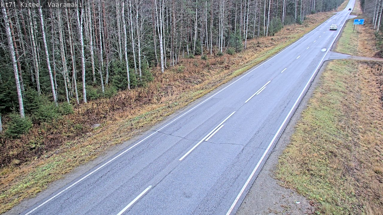 Kelikamerat Kuva Tie 71 Kitee, Väärämäki, Kitee, Pohjois-Karjala