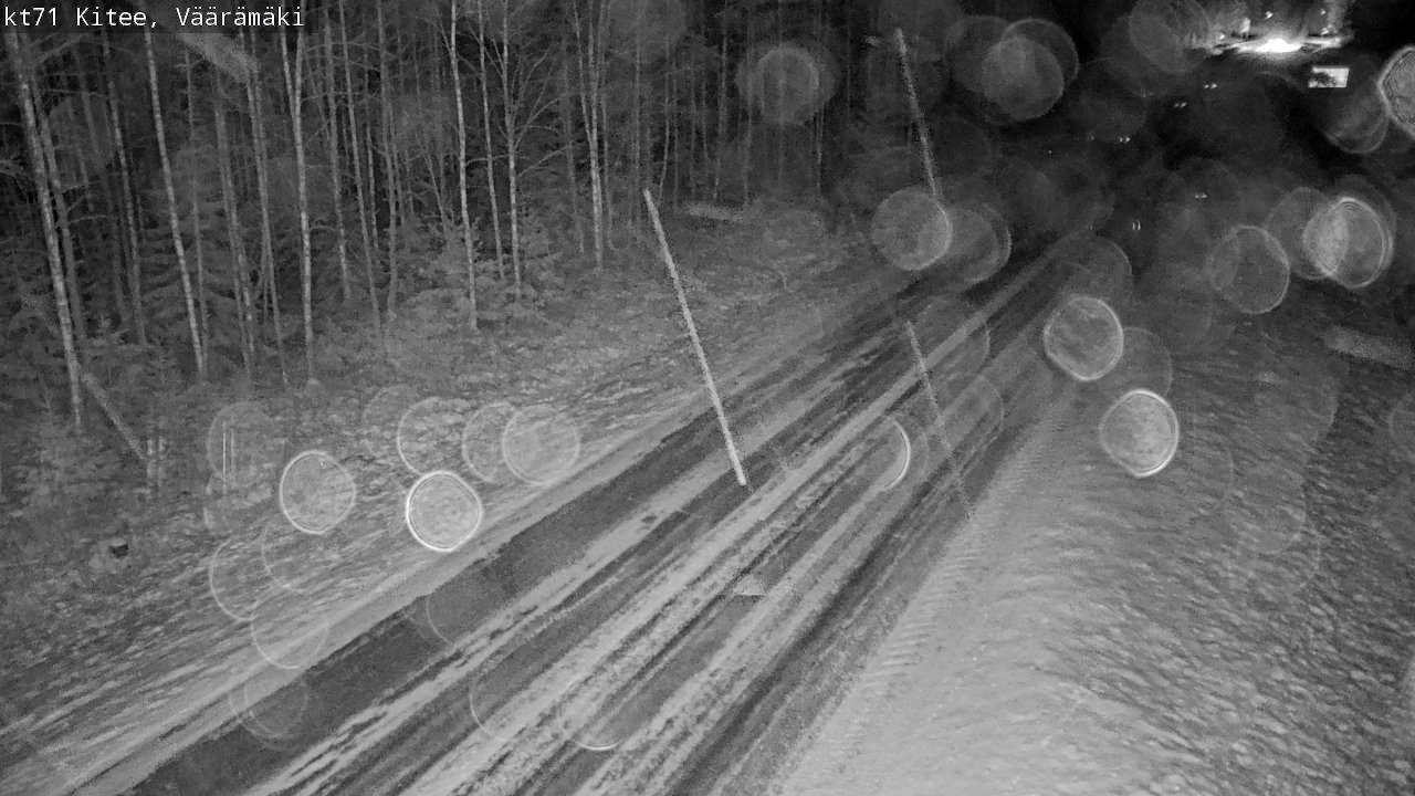 Weather Camera Image Väg 71 Väärämäki, Kitee, Pohjois-Karjala