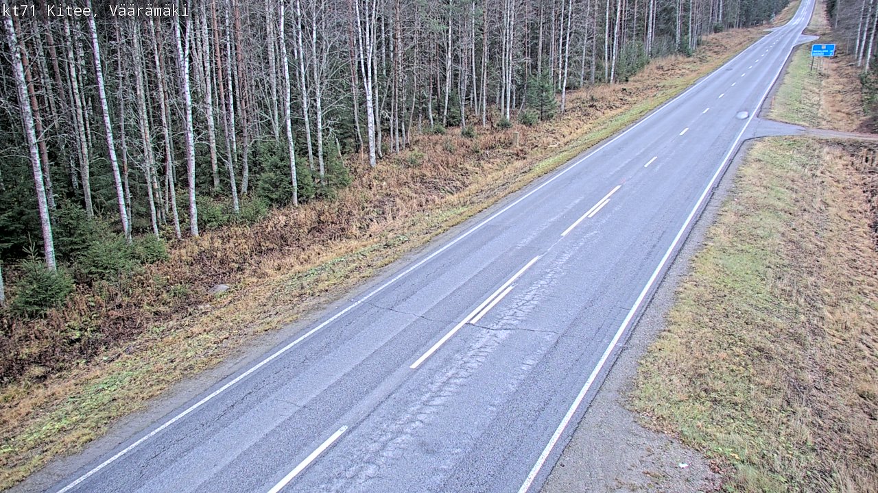 Kelikamerat Kuva Tie 71 Kitee, Väärämäki, Kitee, Pohjois-Karjala