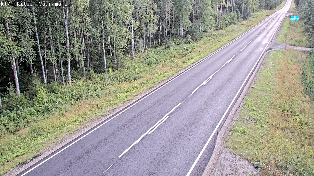 Kelikamerat Kuva Tie 71 Kitee, Väärämäki, Kitee, Pohjois-Karjala