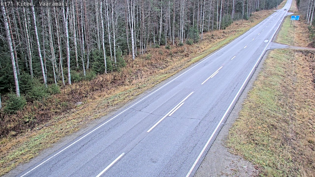 Kelikamerat Kuva Tie 71 Kitee, Väärämäki, Kitee, Pohjois-Karjala
