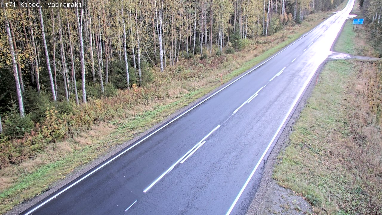 Kelikamerat Kuva Tie 71 Kitee, Väärämäki, Kitee, Pohjois-Karjala