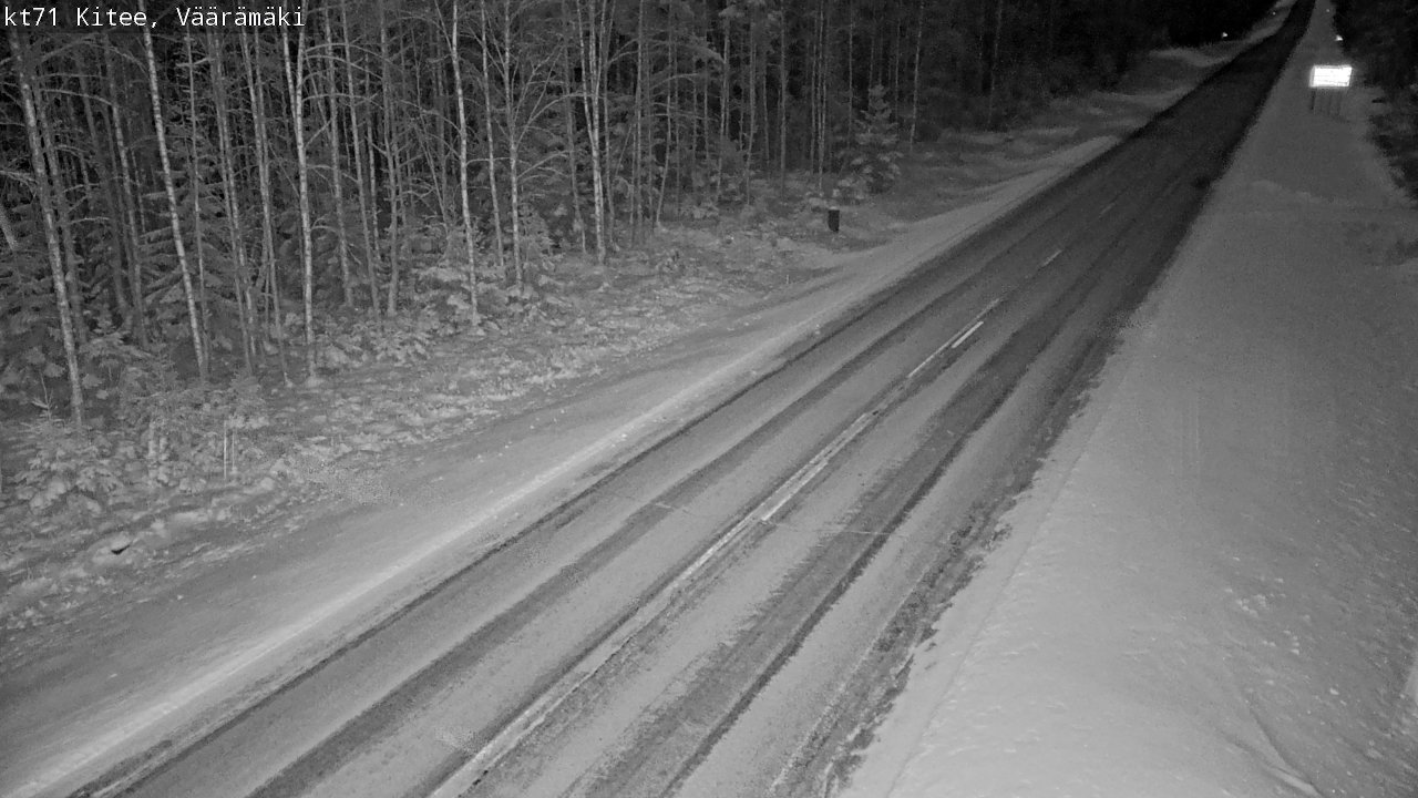 Kelikamerat Kuva Tie 71 Kitee, Väärämäki, Kitee, Pohjois-Karjala